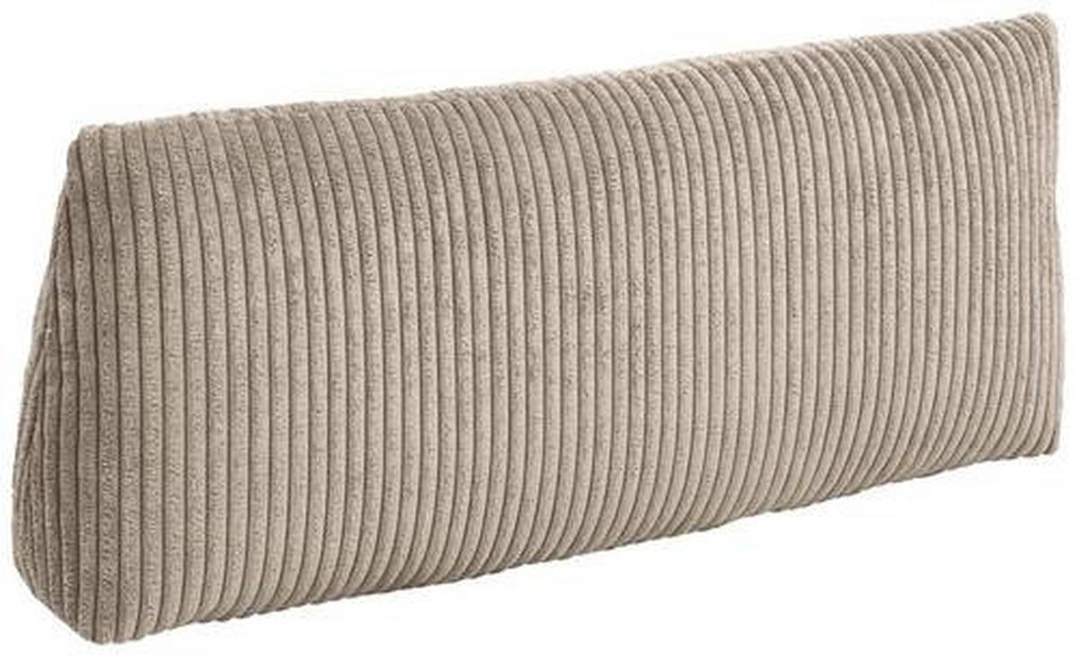 Rückenkissen Lenata 60x25 Cm Cord Taupe - Taupe, Design, Textil (60/25/12cm) - Max Winzer