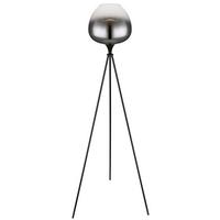 Stehleuchte 15548s1 - Schwarz, Design, Glas/Metall (65/145cm) - Globo