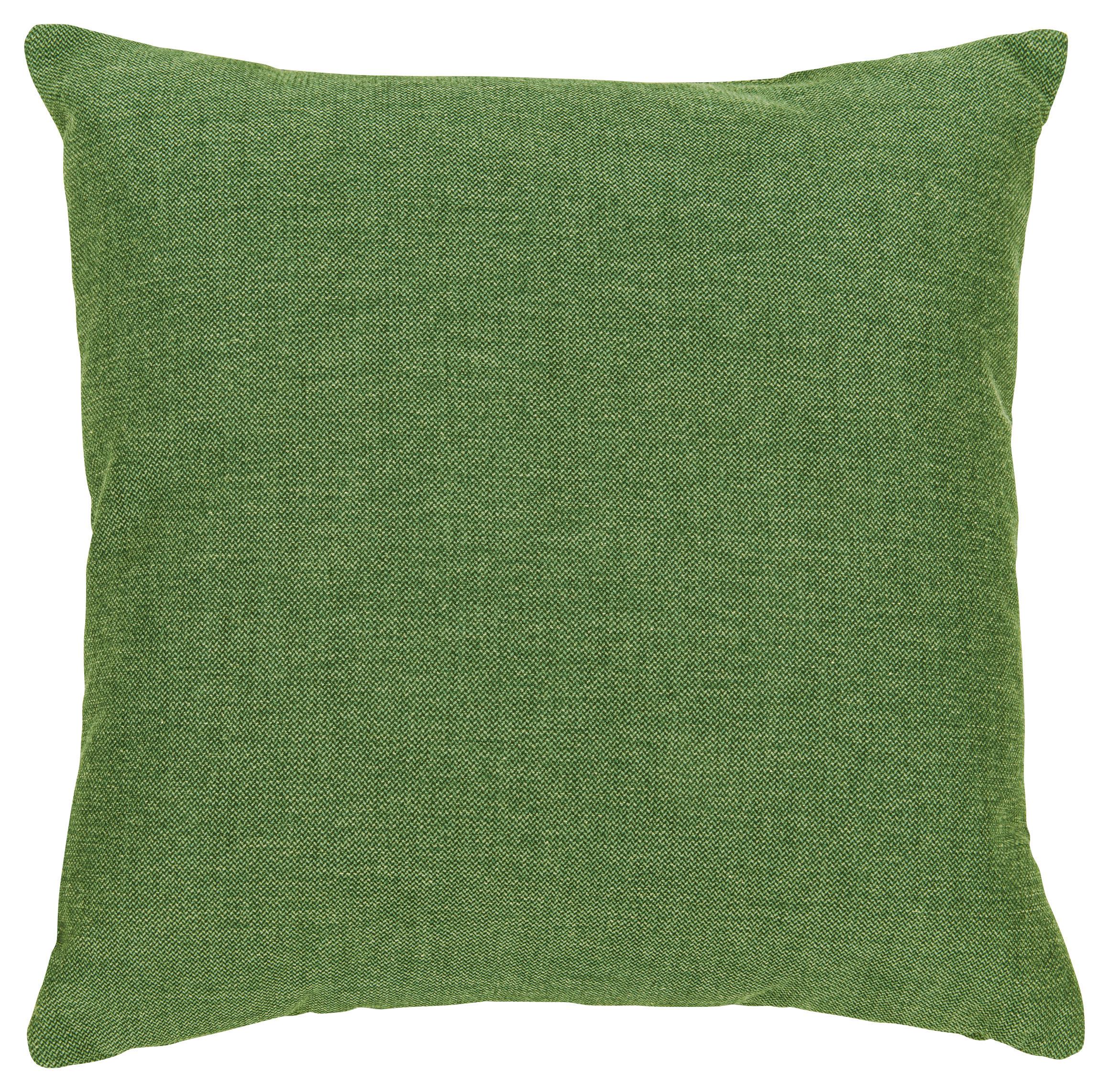 Zierkissen Luna 43x43 Cm Polyester Multicolor - Blau/Salbeigrün, MODERN, Textil (43/43cm) - Luca Bessoni