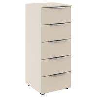 Kommode Flipp Champagner B: 40 cm - Champagner/Schwarz, MODERN, Holzwerkstoff (40/100/42cm) - Rauch Möbel