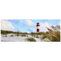 Leinwandbild Gregor - Multicolor/Naturfarben, KONVENTIONELL, Holz/Textil (80/30/1,8cm) - Luca Bessoni