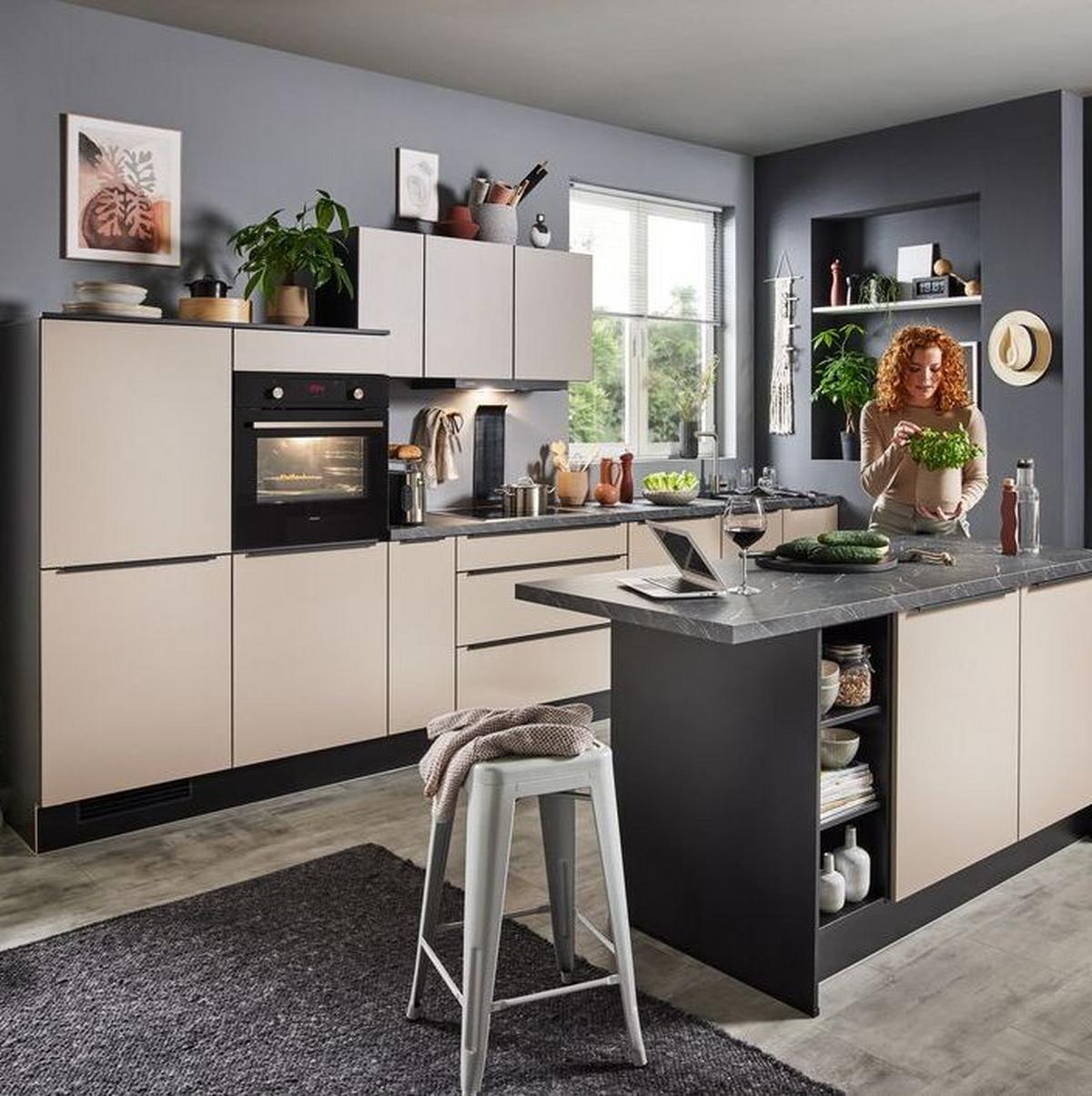 Frontfarbe Ip1200 Cappuccino - Cappuccino, MODERN, Holzwerkstoff - Impuls