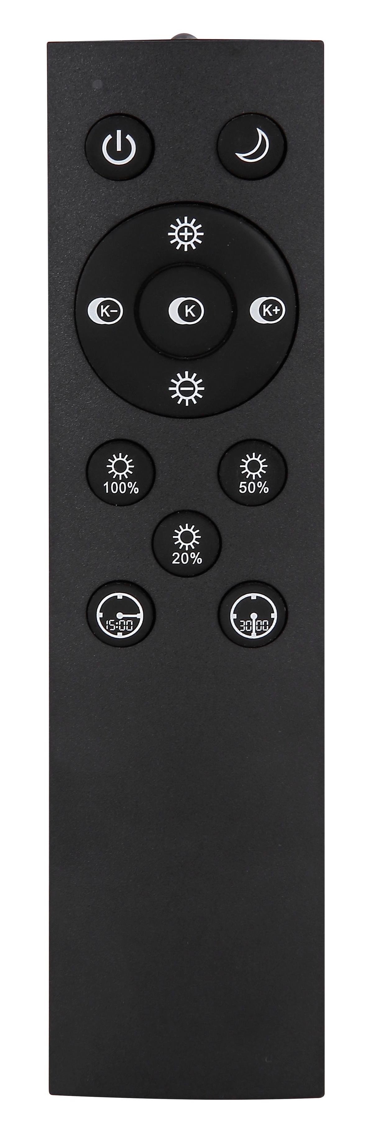 LED-Hängeleuchte 15537 - Opal/Schwarz, Design, Kunststoff/Metall (171/7/120cm) - Globo