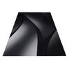 Webteppich Schwarz/Weiß Naturfaser Plus 80x150 cm - Schwarz/Weiß, Design, Textil (80/150cm)