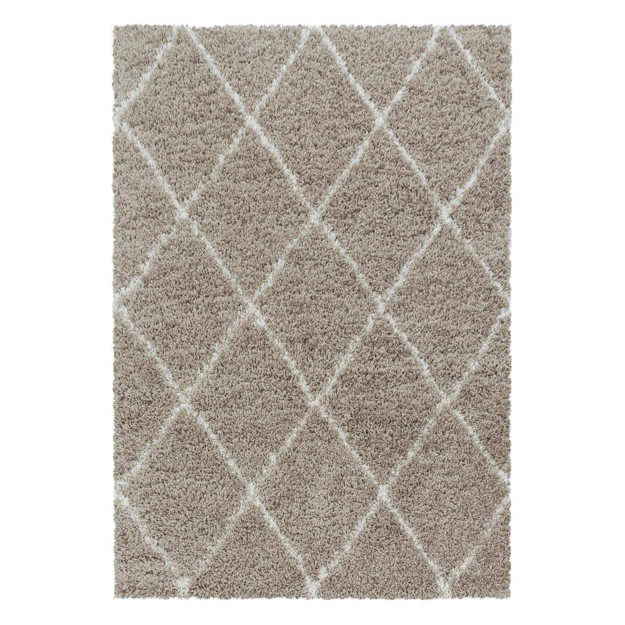 Teppich Läufer Beige Alvor 80x250 cm - Beige, Basics, Textil (80/250cm)