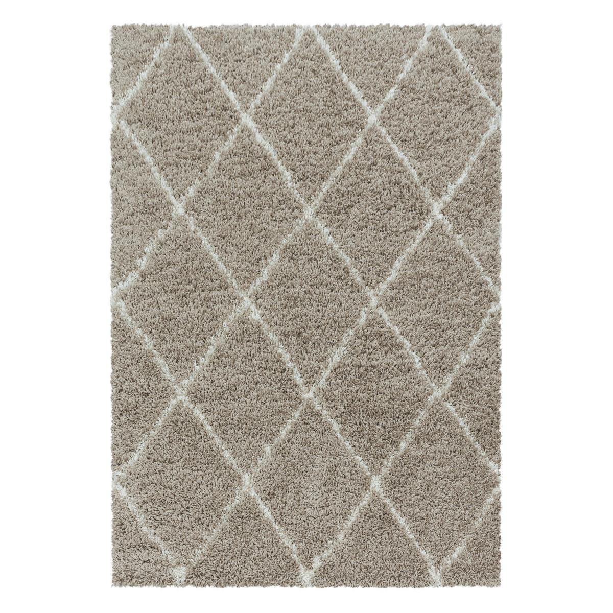 Teppich Läufer Beige Alvor 80x250 cm - Beige, Basics, Textil (80/250cm)