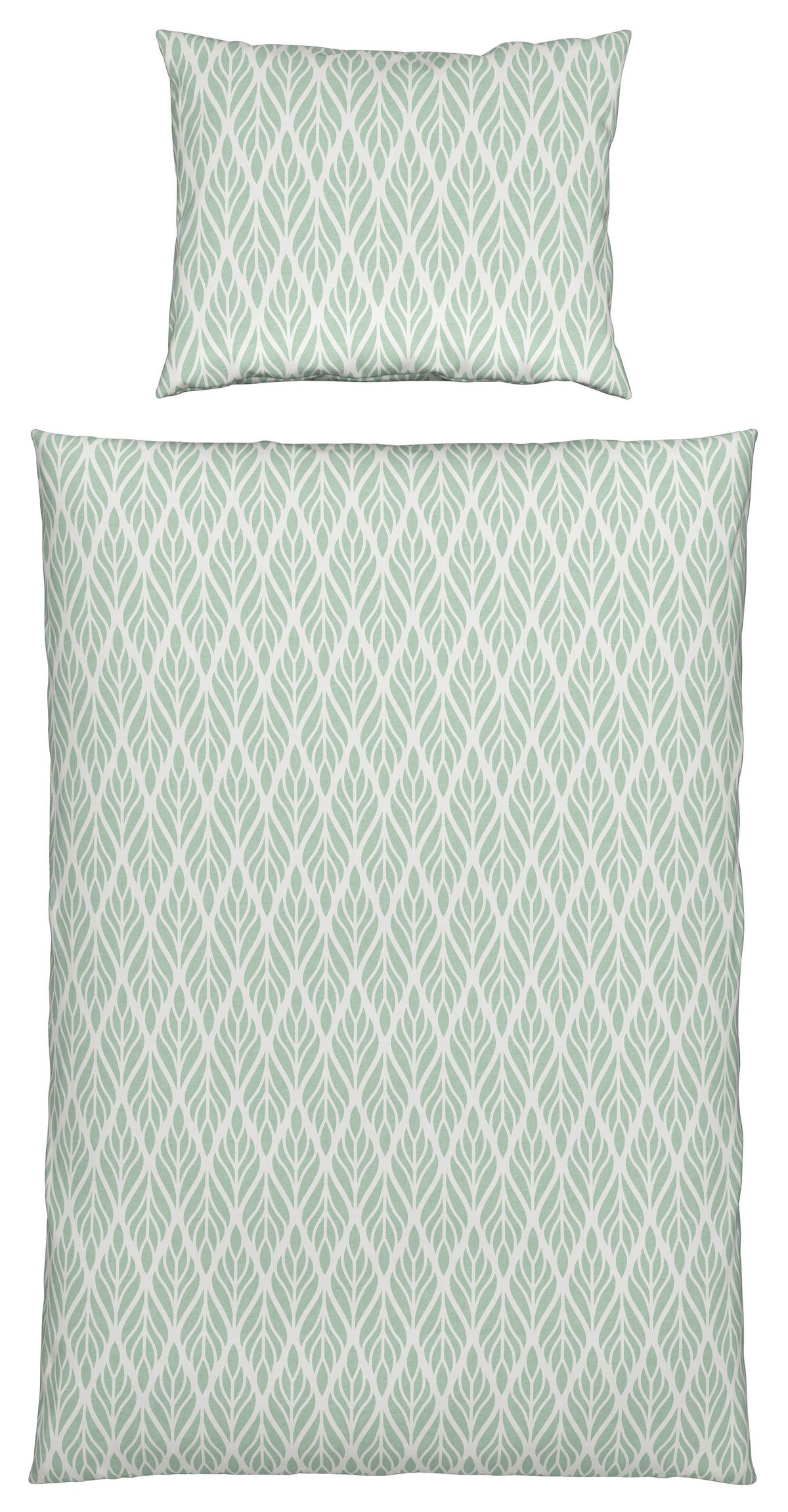 Ágyneműhuzat-garnitúra Olina - mentazöld, Konventionell, textil (140/200cm) - Ondega