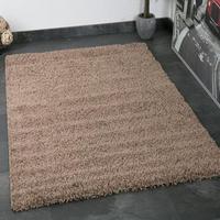 Hochflor Teppich Nussbaumfarben Prime 120x170cm - Nussbaumfarben, MODERN, Textil (120/170cm)
