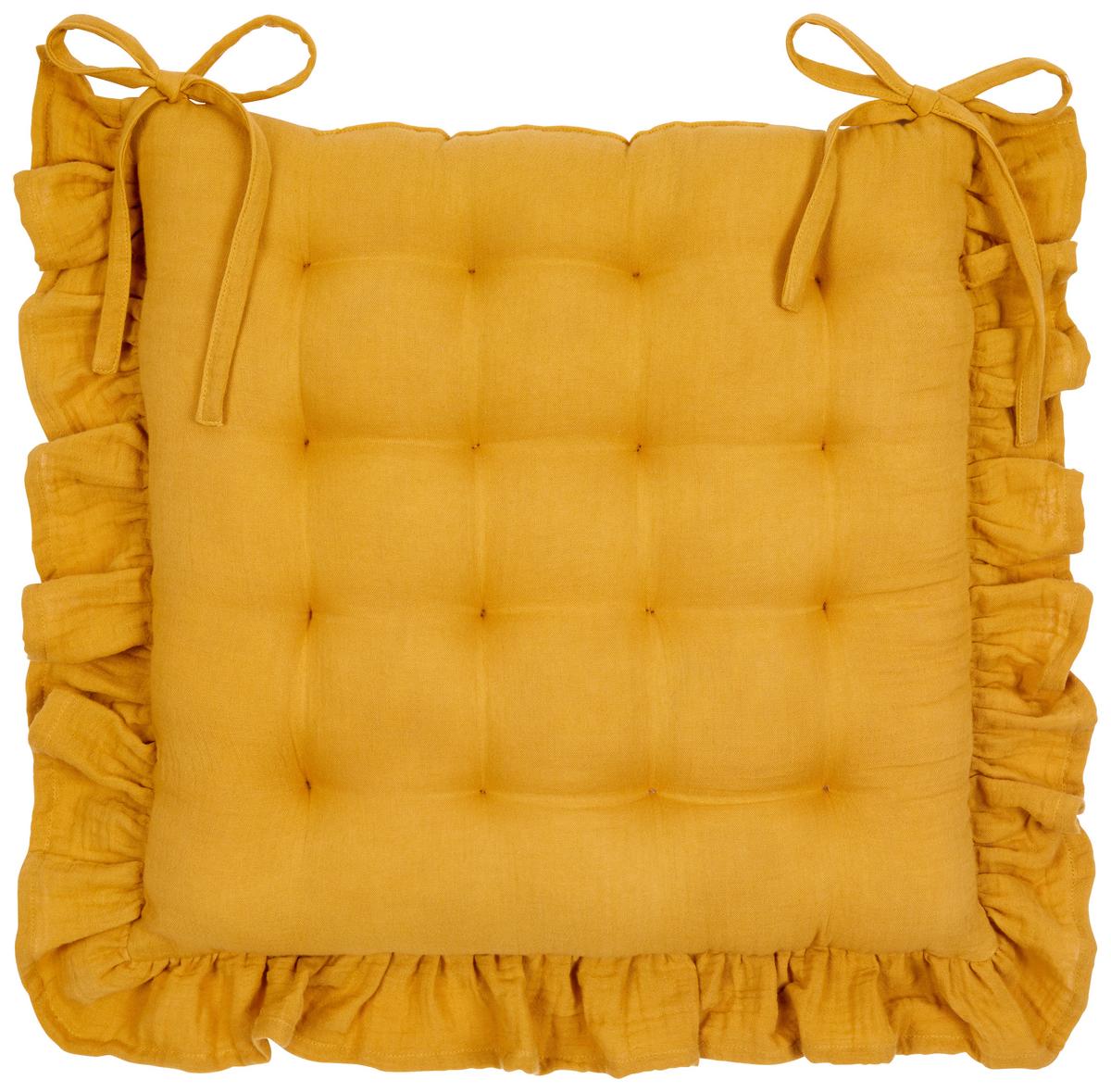 Ülőpárna Nora - méz, Modern, textil (40/40cm) - Luca Bessoni