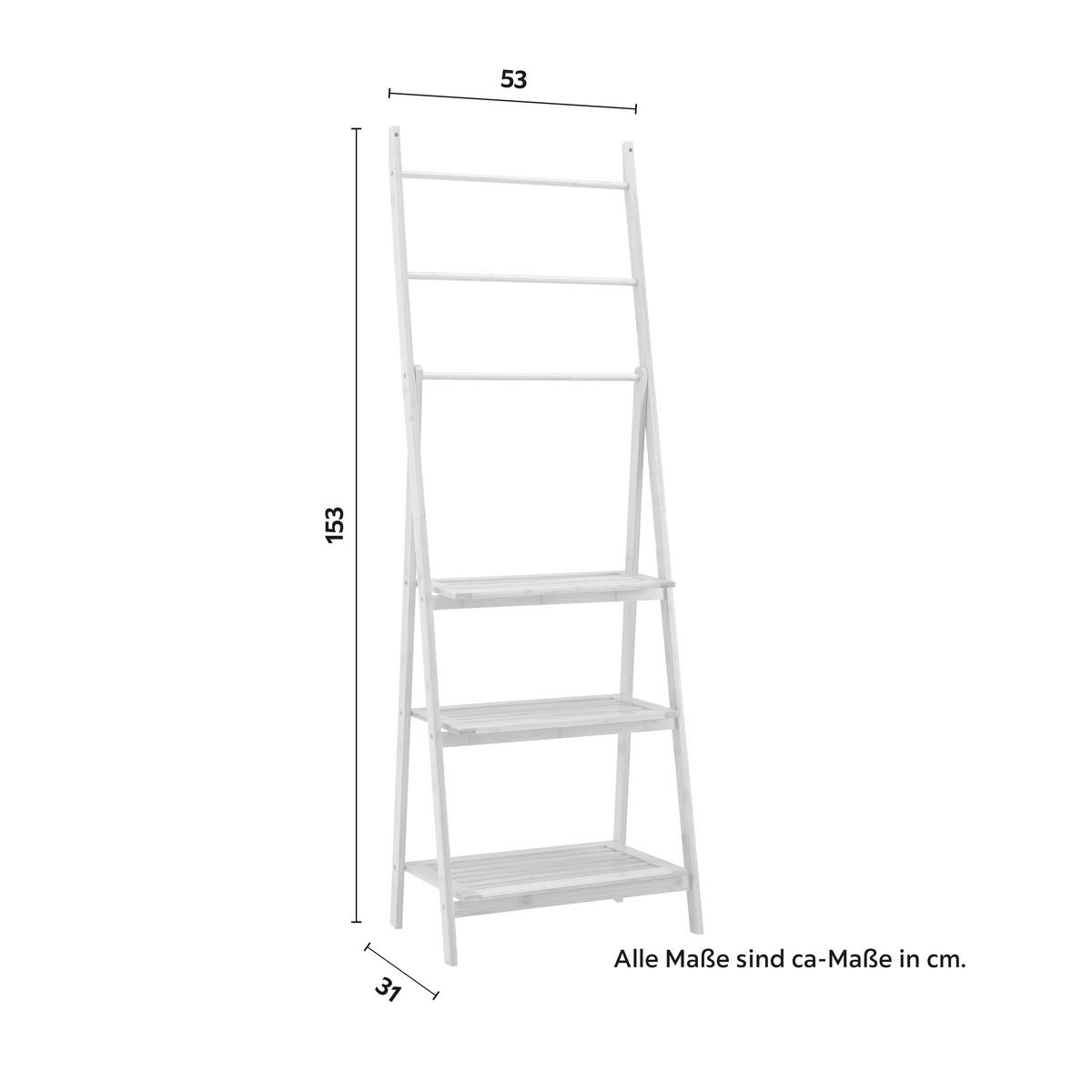 Držák na ručníky BONNY přirodní barvy - přírodní barvy, Moderní, přírodní materiály (53/153/31cm) - P & B
