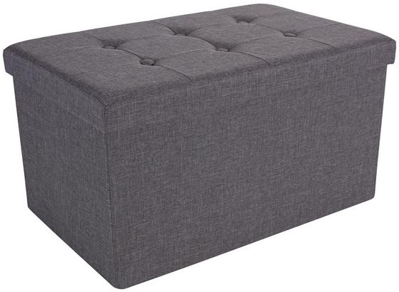 Sedací Lavice Franz 2 - šedá, Moderní, dřevo/textil (70/38/38cm) Sedací Lavice Franz 2 - šedá, Moderní, dřevo/textil (70/38/38cm)