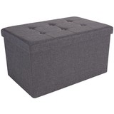 Sitzbank Franz 2 - Grau, MODERN, Holz/Textil (70/38/38cm)