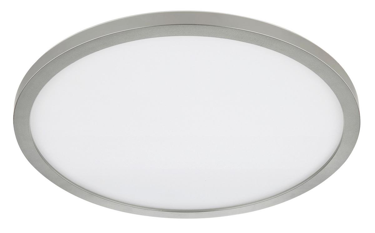 Led Mennyezeti Lámpa 41562-24n - opál/nikkelszínű, Basics, műanyag (42/2,5cm) - Globo