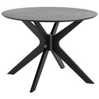 Jedálenský stôl DUNCAN čierna 100 cm - čierna, Trend, drevo (105/75cm) - Livetastic