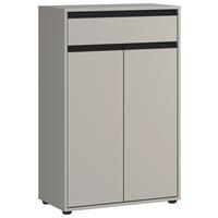 Unterschrank Gw-Lemont Steingrau - Schwarz/Grau, MODERN, Holzwerkstoff (63/98/34cm) - Germania