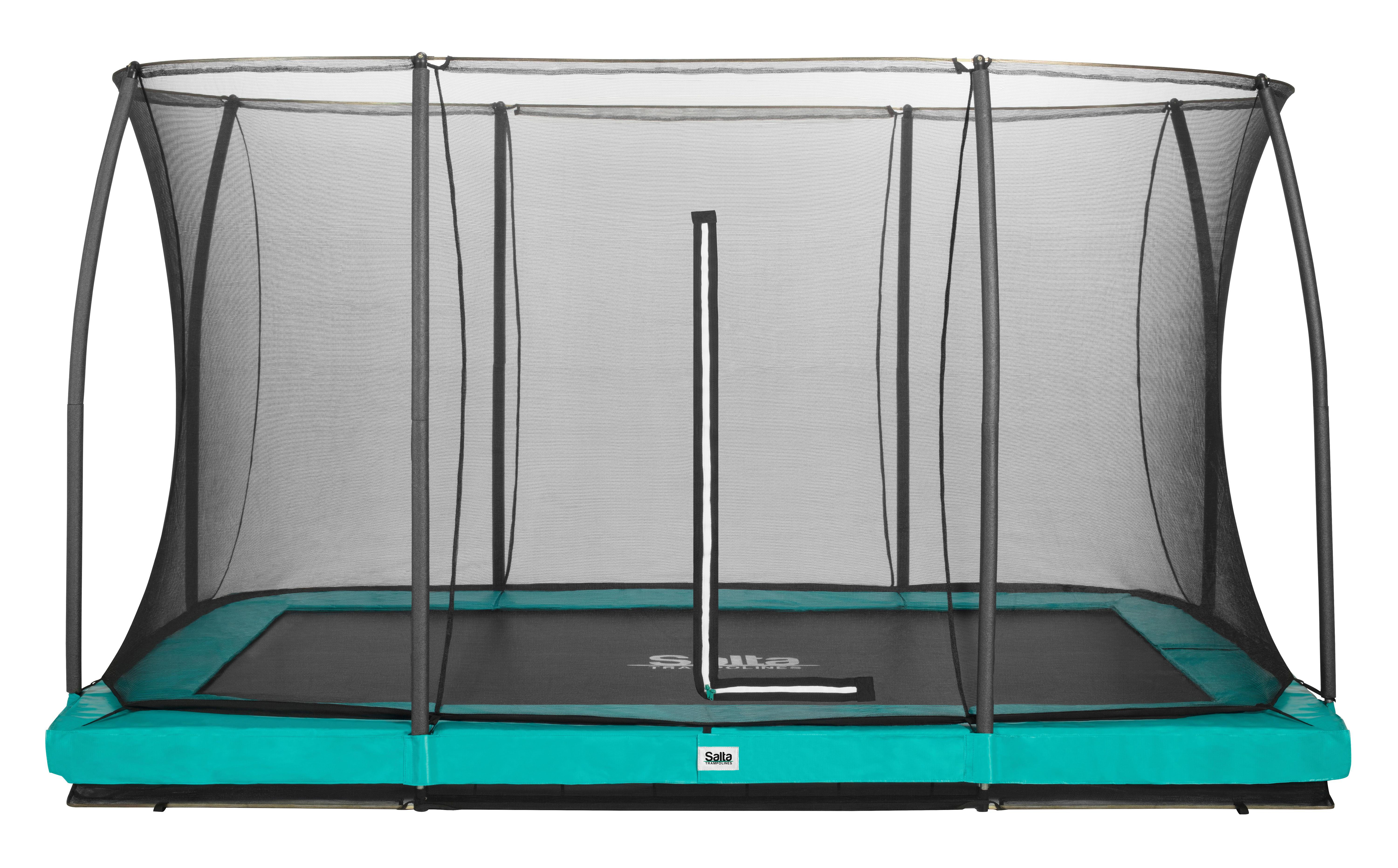 Trampolin 5403g - Grün, Basics, Metall (366/244cm) - Salta
