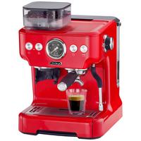 Espressomaschine Barista Plus 20 Bar 2,7 L für 2 Tassen - Rot, Basics, Metall (32,5/41/28cm) - Trisa Electronics