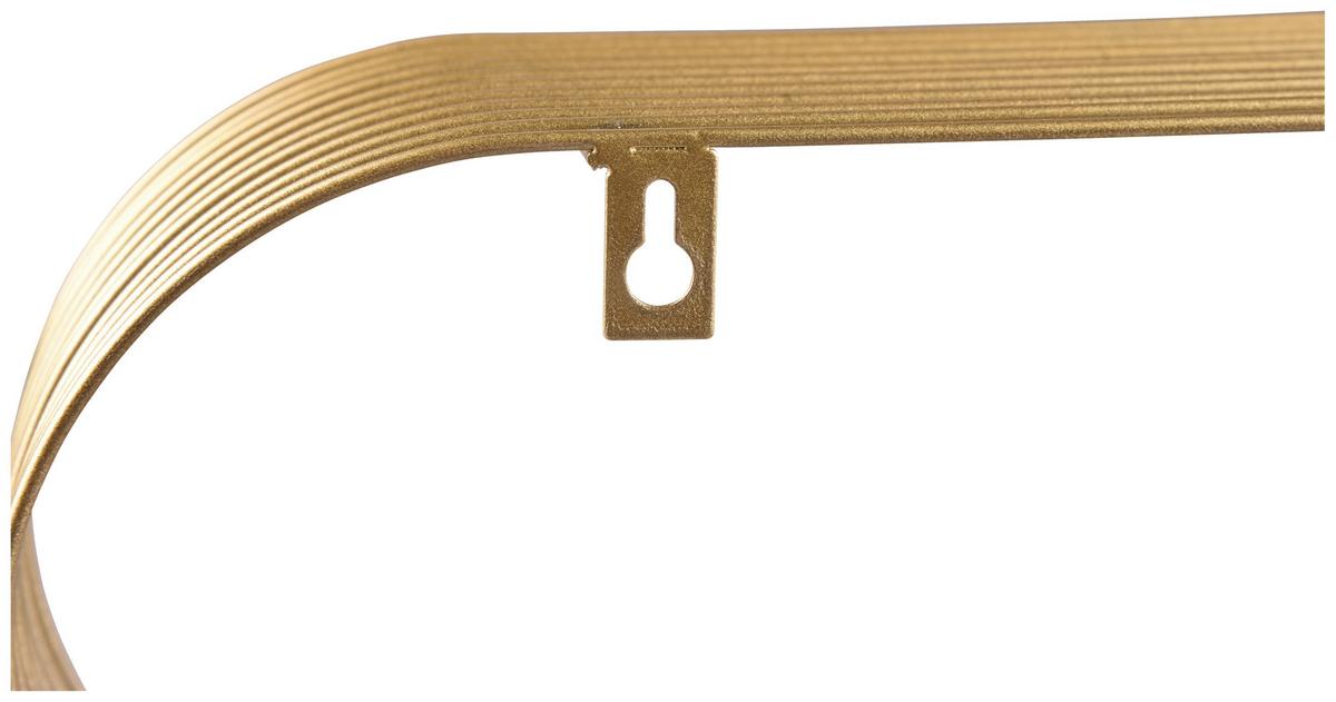 Sada nástěnných regálů zlatá - barvy zlata, Moderní, kov (43/18/10cm) - Mömax