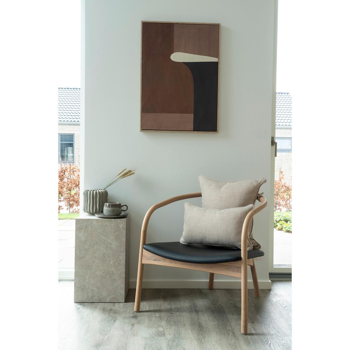 Bild Cape Braun Beige B: 50 cm - Beige/Braun, Design, Holz/Kunststoff (50/70/2.5cm)