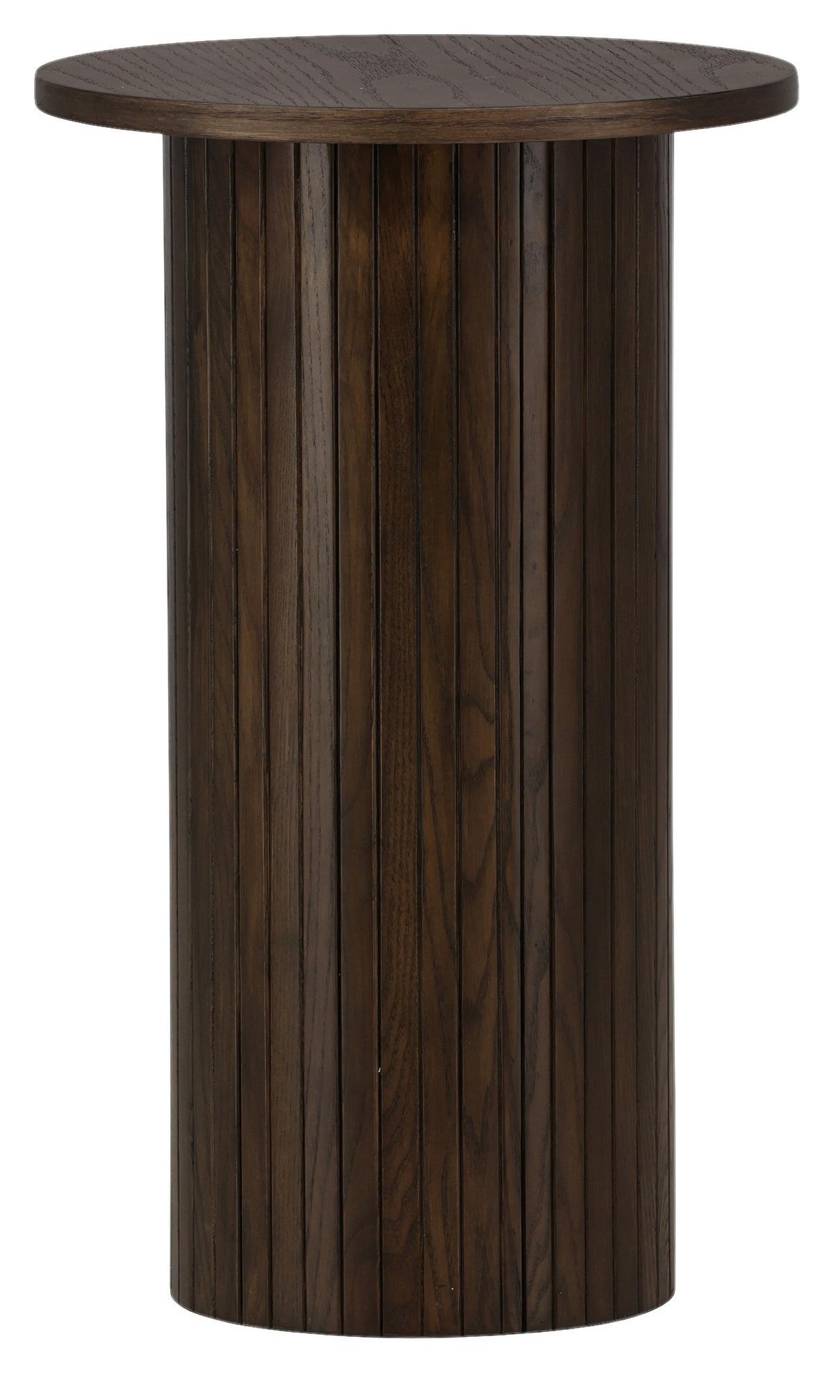 Beistelltisch Bianca - Mokka, Design, Holzwerkstoff (40/40/65cm) - Livetastic