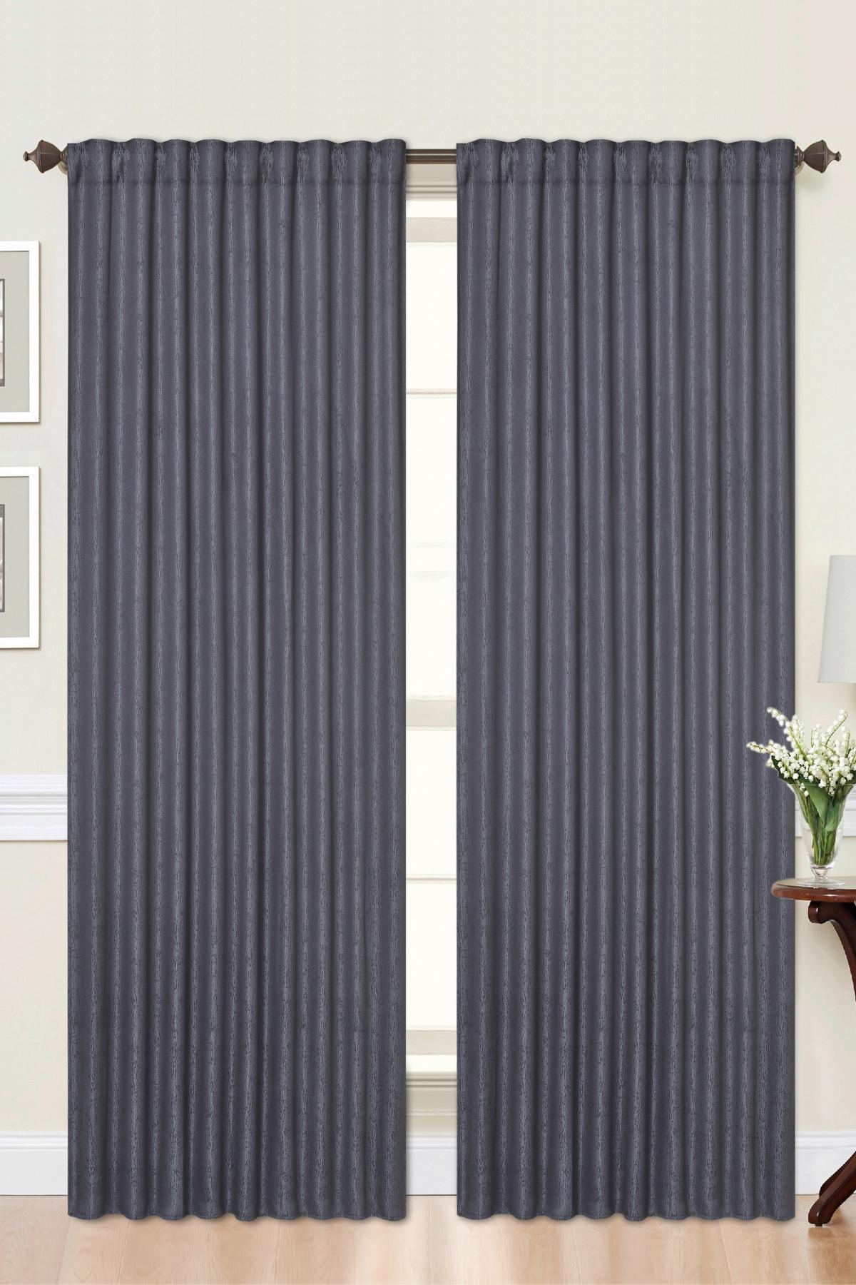Készfüggöny Kb. 140/245cm - antracit, Modern, textil (140/245cm) - Luca Bessoni
