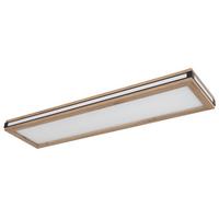 Led Mennyezeti Lámpa 41589d4 - sötétbarna/fekete, Konventionell, műanyag/faalapú anyag (80/20/7,5cm) - Globo