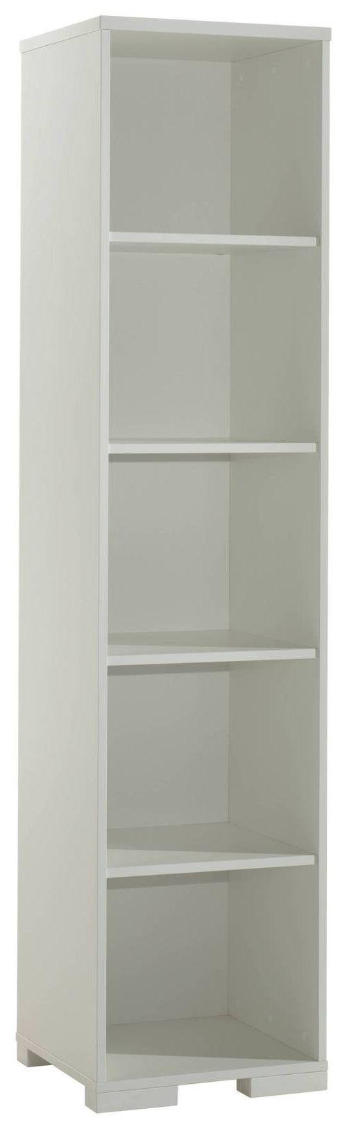 Regal London B: 45,5 cm Weiß - Weiß, MODERN, Holzwerkstoff (45,5/195,2/45cm) - MID.YOU