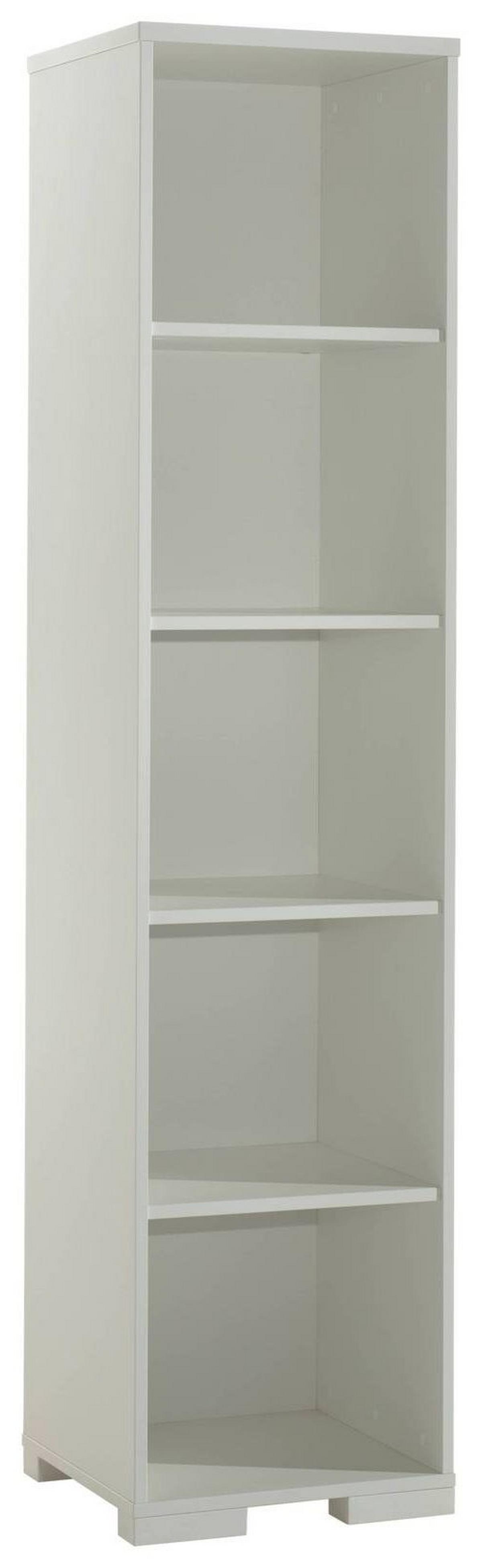 Regal London B: 45,5 Cm Weiß - Weiß, MODERN, Holzwerkstoff (45,5/195,2/45cm) - MID.YOU