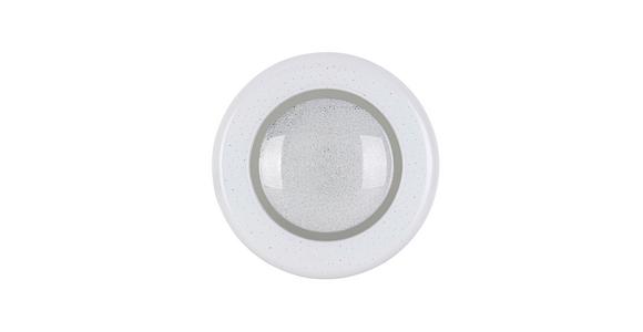 Led-deckenleuchte Elma - Chromfarben/Weiß, MODERN, Kunststoff/Metall (26/5,5cm) - Luca Bessoni