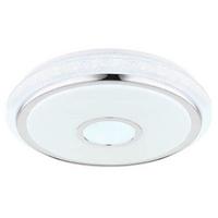 Led Mennyezeti Lámpa 48389-40 Dani - krómszínű/fehér, Basics, műanyag (50/9.5cm)