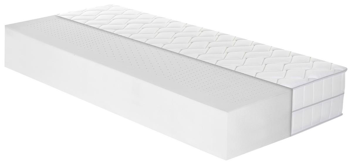 Kaltschaummatratze Luxus 90x200 Cm H2/h3 H: 29 Cm - Weiß, Basics, Textil (90/200cm) - MID.YOU