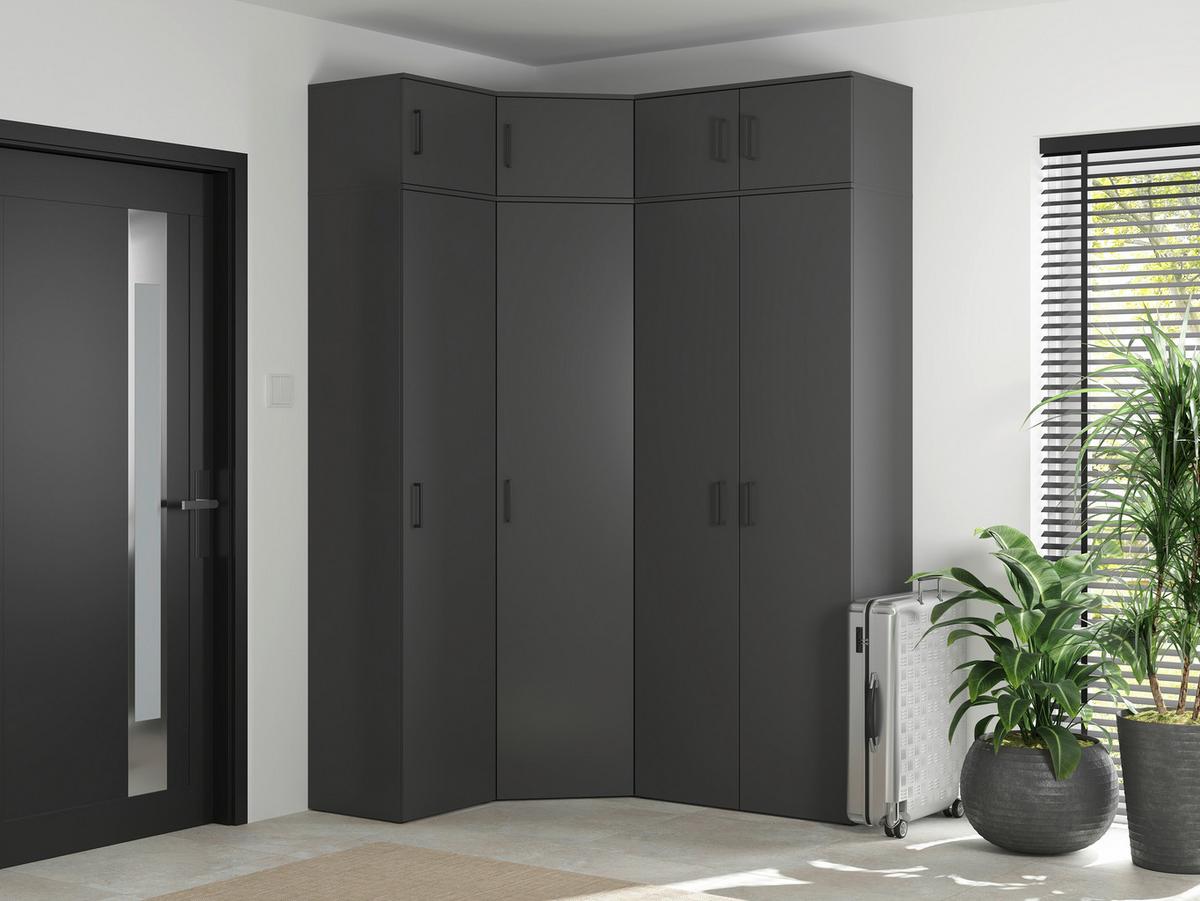 Komód Multistauraum - grafitszürke, Modern, faalapú anyag (80/83/52cm) - Carryhome