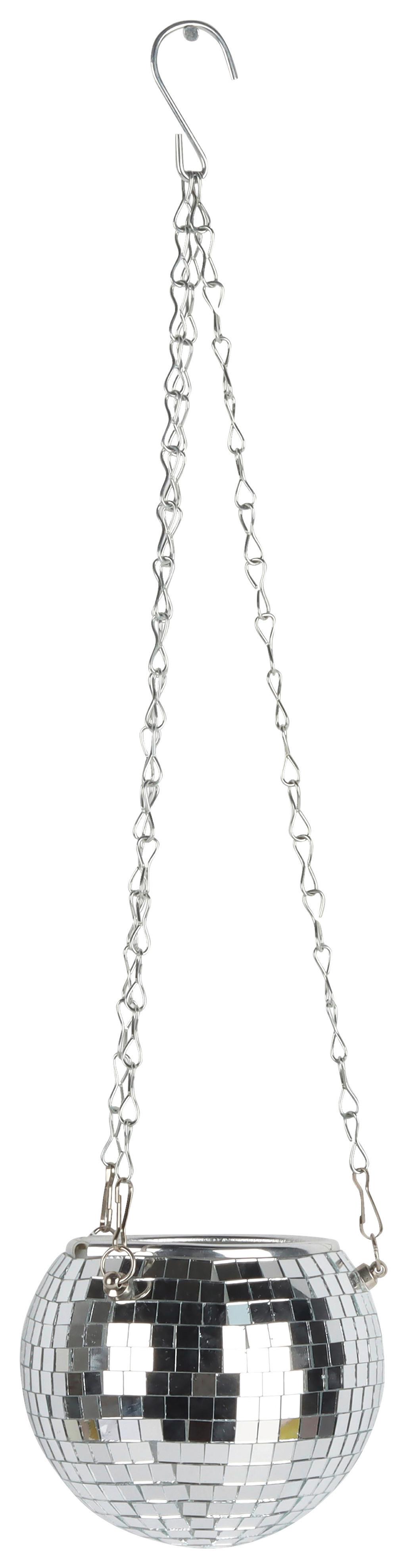 Závesná dekorácia TINO - strieborná, kov/plast (12/49,5cm) - Mömax