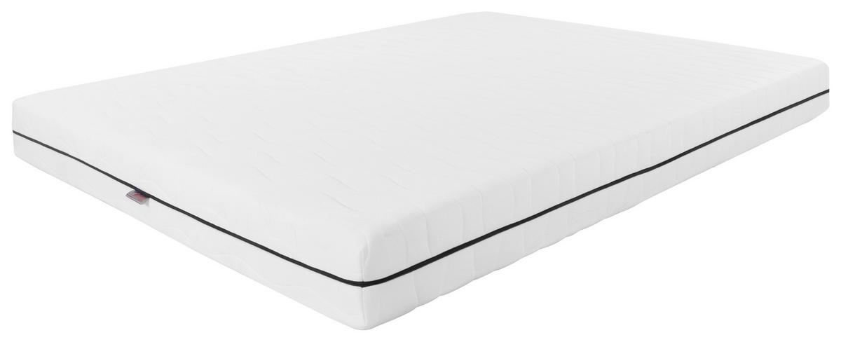 Taschenfederkernmatratze Ekko 90x200 Cm H3 H: 19 Cm - Weiß, Textil/Metall (90/200cm)
