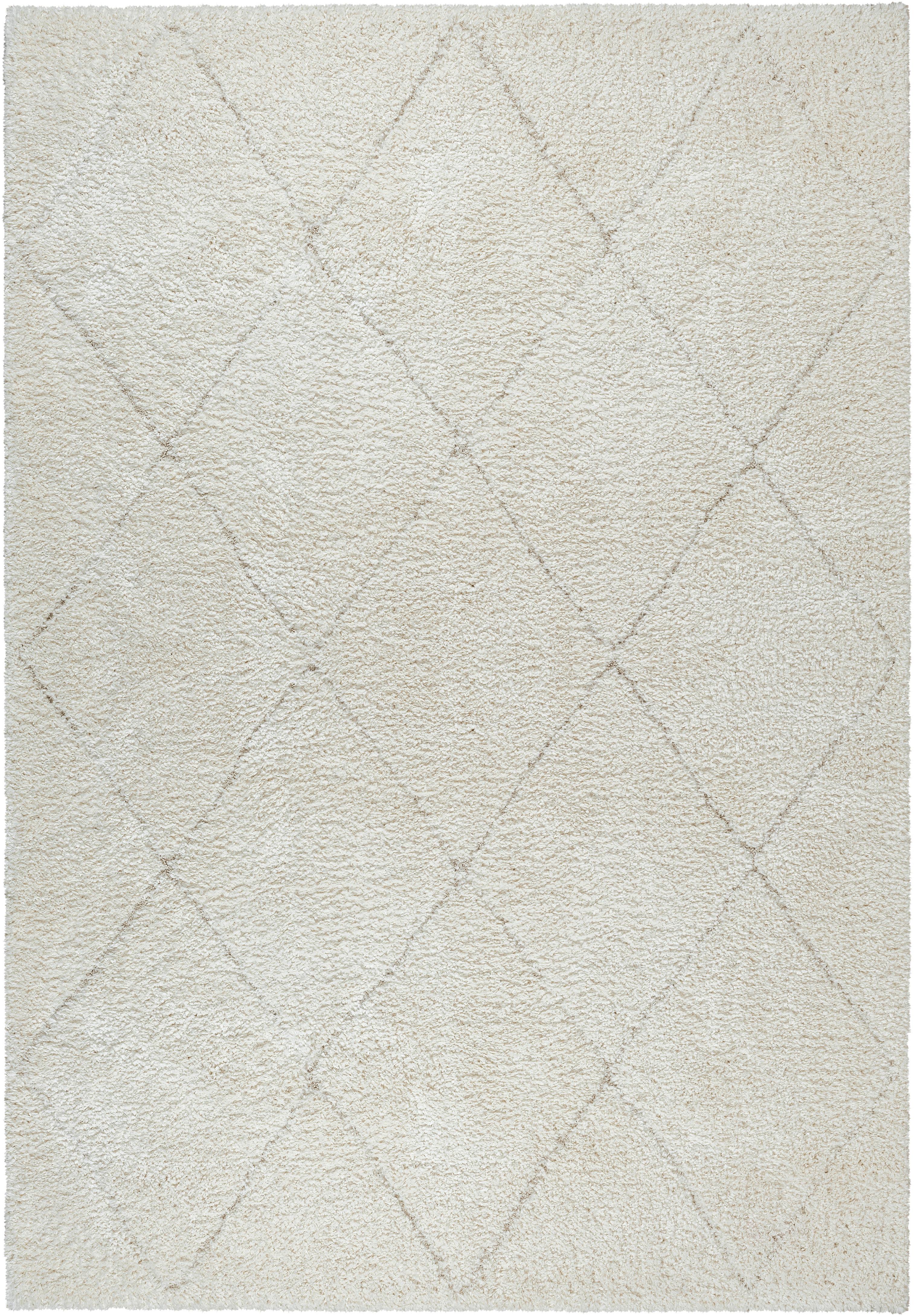Hochflorteppich Ideal Shaggy 80260 - Creme, Basics, Textil (140/200cm)