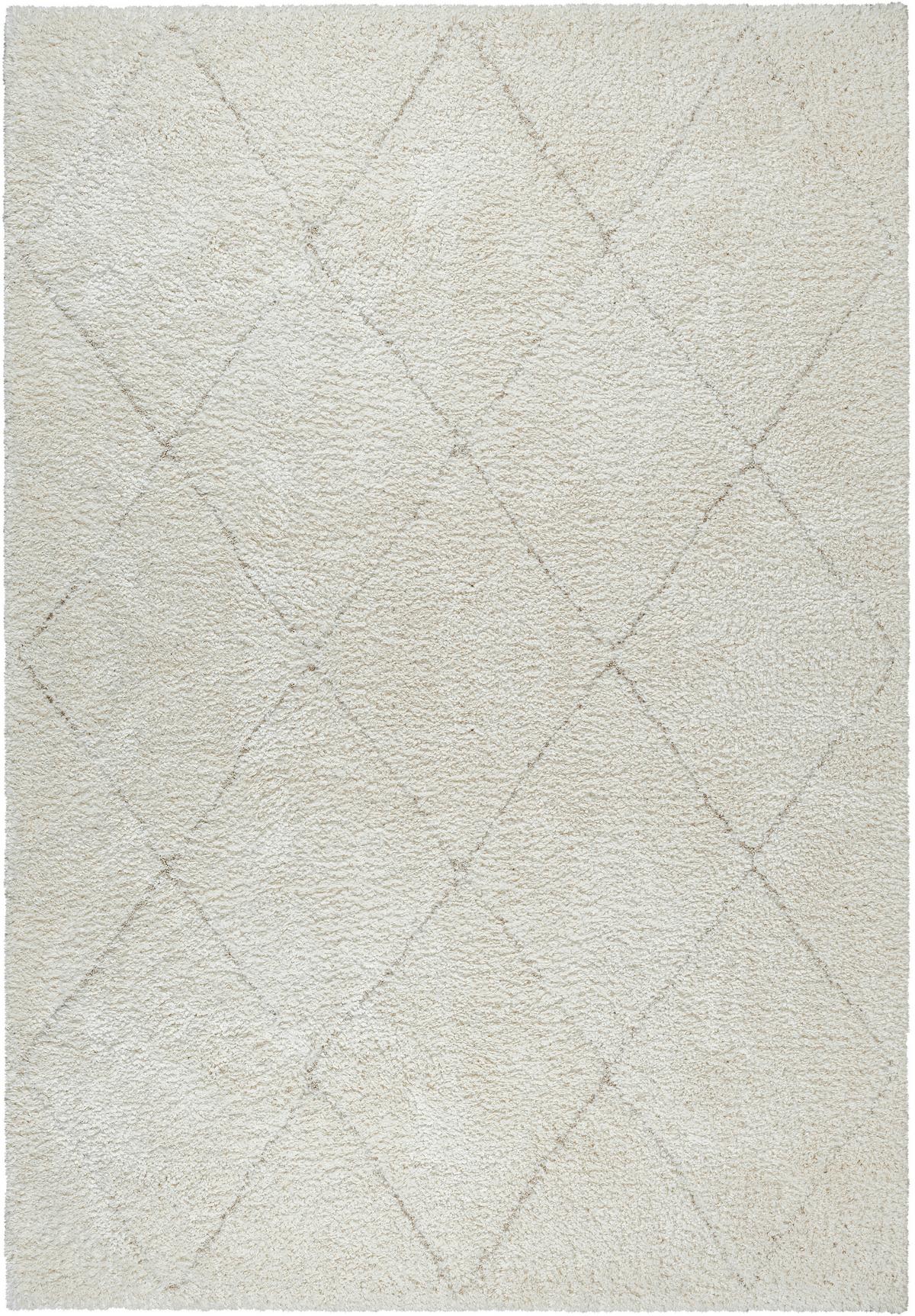 Hochflorteppich Ideal Shaggy 80260 - Creme, Basics, Textil (140/200cm)