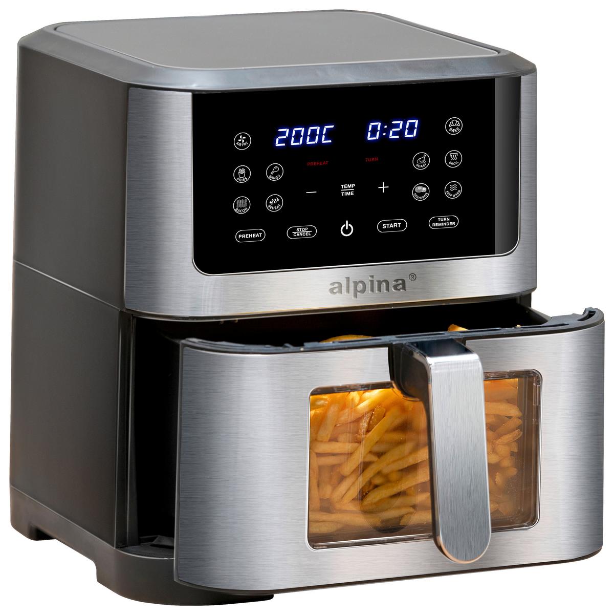 Heißluftfritteuse 24542 - Silberfarben/Schwarz, Basics, Kunststoff/Metall (38/29,5/36,5cm)