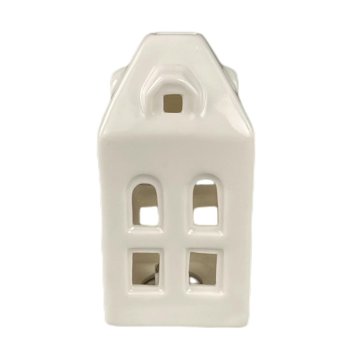 Dekofigur Haus H: 10,5 cm Porzellan für Indoor - MODERN, Keramik (5,5/5,8/10,5cm) - Luca Bessoni