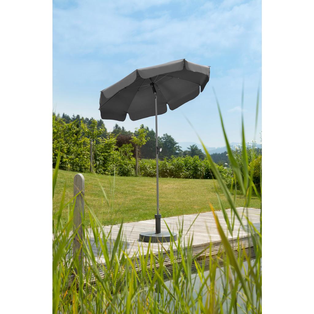 Sonneschirm Locarno BHT: 150x220x150 cm Anthrazit
