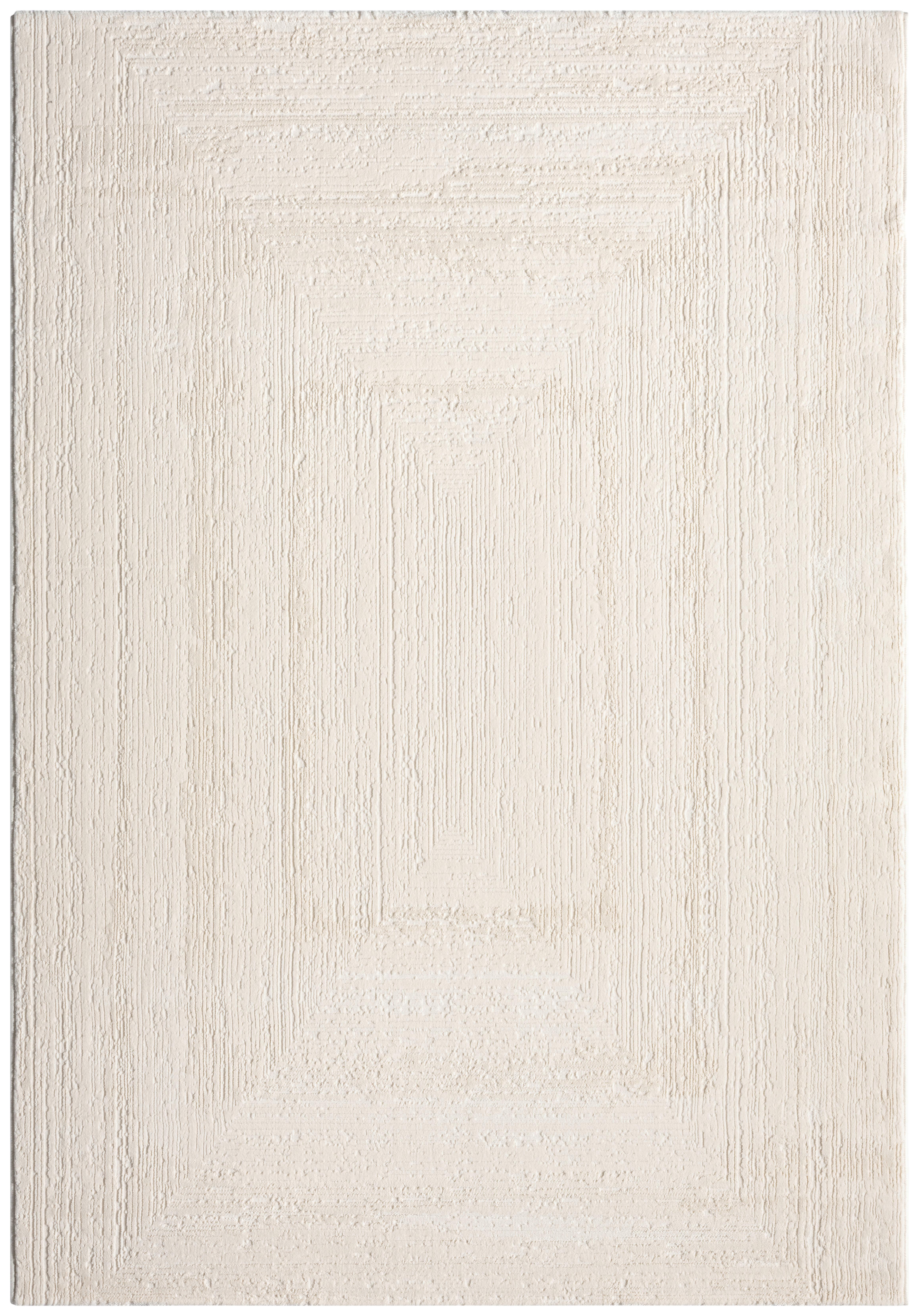 Webteppich Casper - Creme, MODERN, Textil (120/170cm) - Luca Bessoni