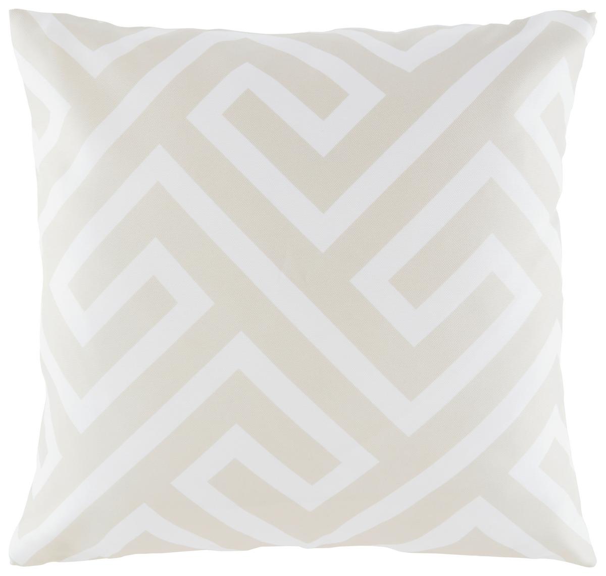 Loungekissen Rückenkissen Ibiza 45x45 cm Beige, Waschbar - Beige, MODERN, Textil (45/45cm) - Luca Bessoni