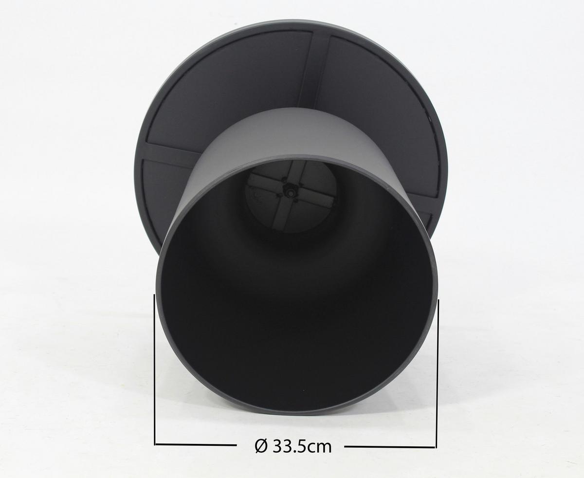 PRÍRUČNÝ STOLÍK JARO -TREND- - čierna, Modern, kov/sklo (47/48cm) - Premium Living