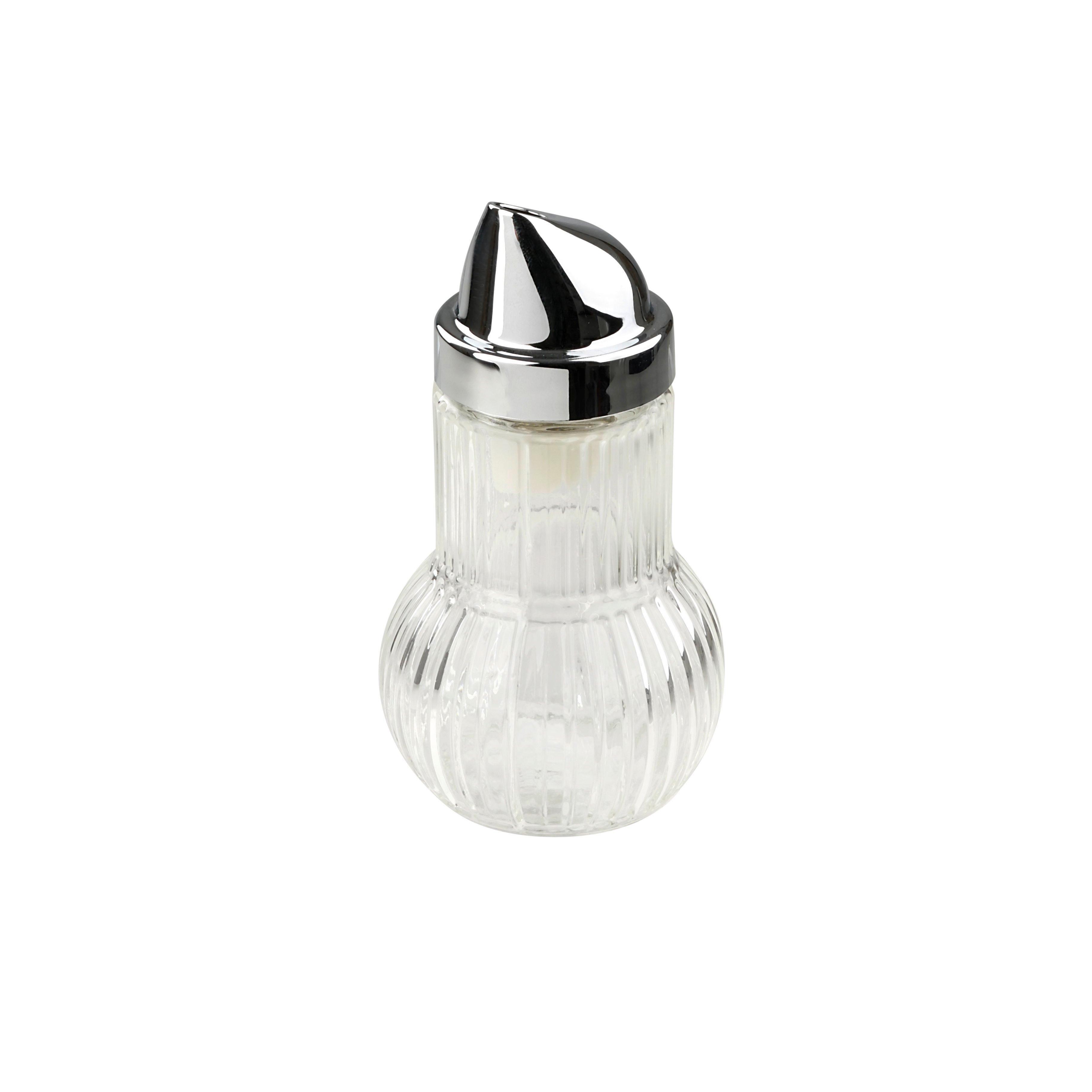 Cukornička Sugar - priehľadné/strieborná, plast/sklo (160ml)