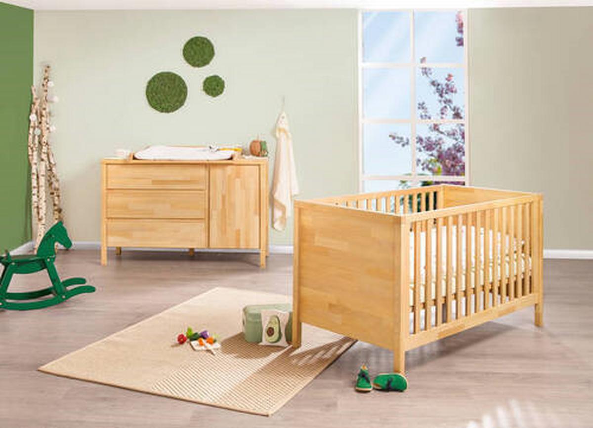 Babyzimmer 092101x Enno - Buchefarben, Natur, Holz - Pinolino