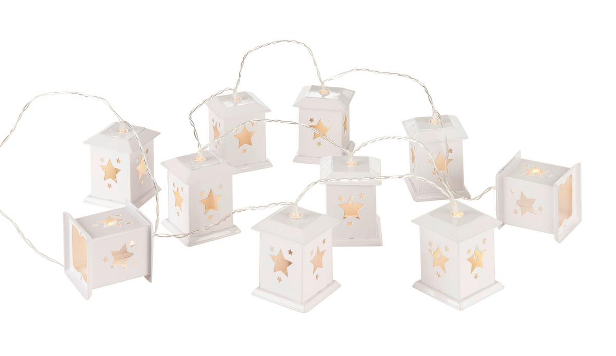 Vánoční světelný řetěz Chumo, 165cm - bílá, Moderní, kov (165cm) - Premium Living