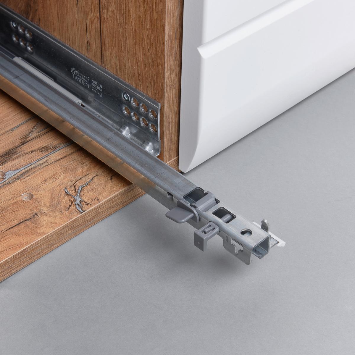 TV-Lowbaord Auris B: 190 cm Eiche Dekor / Weiß - Weiß, MODERN, Holzwerkstoff (190/49,5/49,6cm) - Luca Bessoni