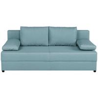 Rozkládací pohovka MEGA, mátově zelená - černá/mátově zelená, Design, kompozitní dřevo/textil (190/80/75cm) - Based