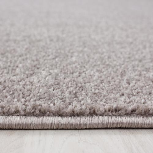 Hochflor Teppich Beige Ata Rund Ø 200 cm - Beige, Design, Textil (200cm) - Novel