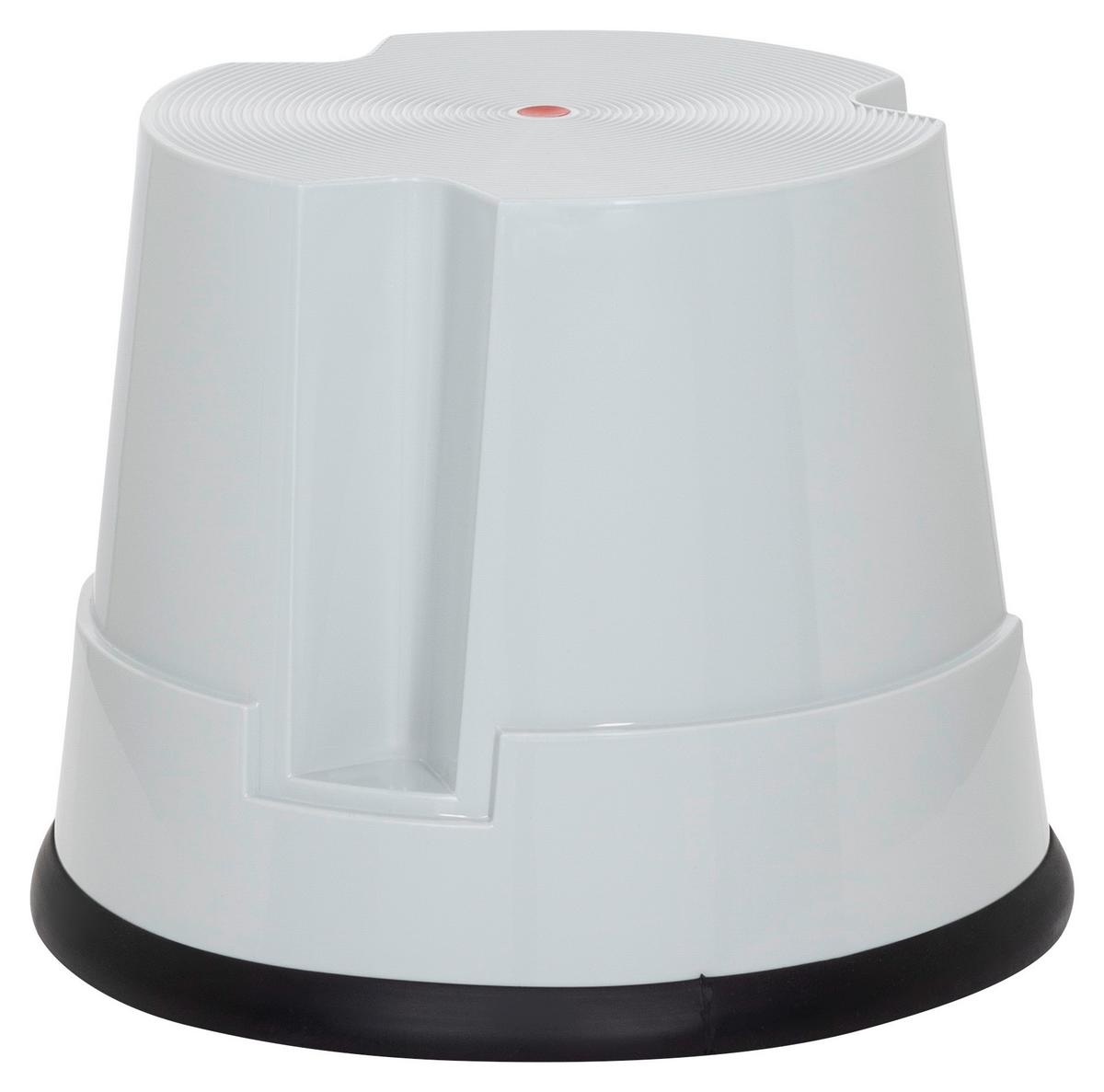 Tritthocker Tio-S Grau - Grau, MODERN, Kunststoff (39/32/39cm) - MID.YOU