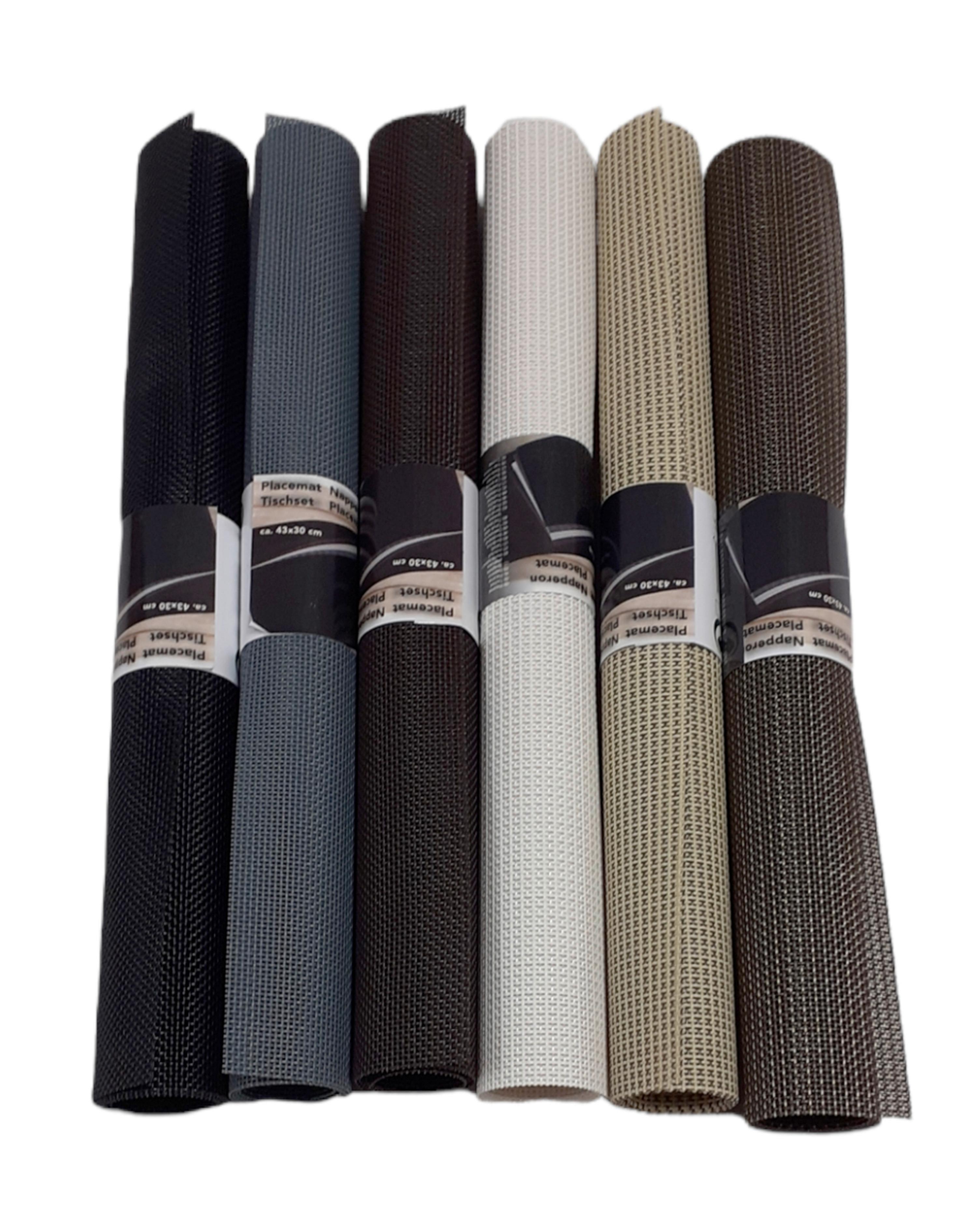 Tányéralátét Pvc *TOP ÁR* - bézs/sötétbarna, Basics, műanyag (43/30cm) - Best Price